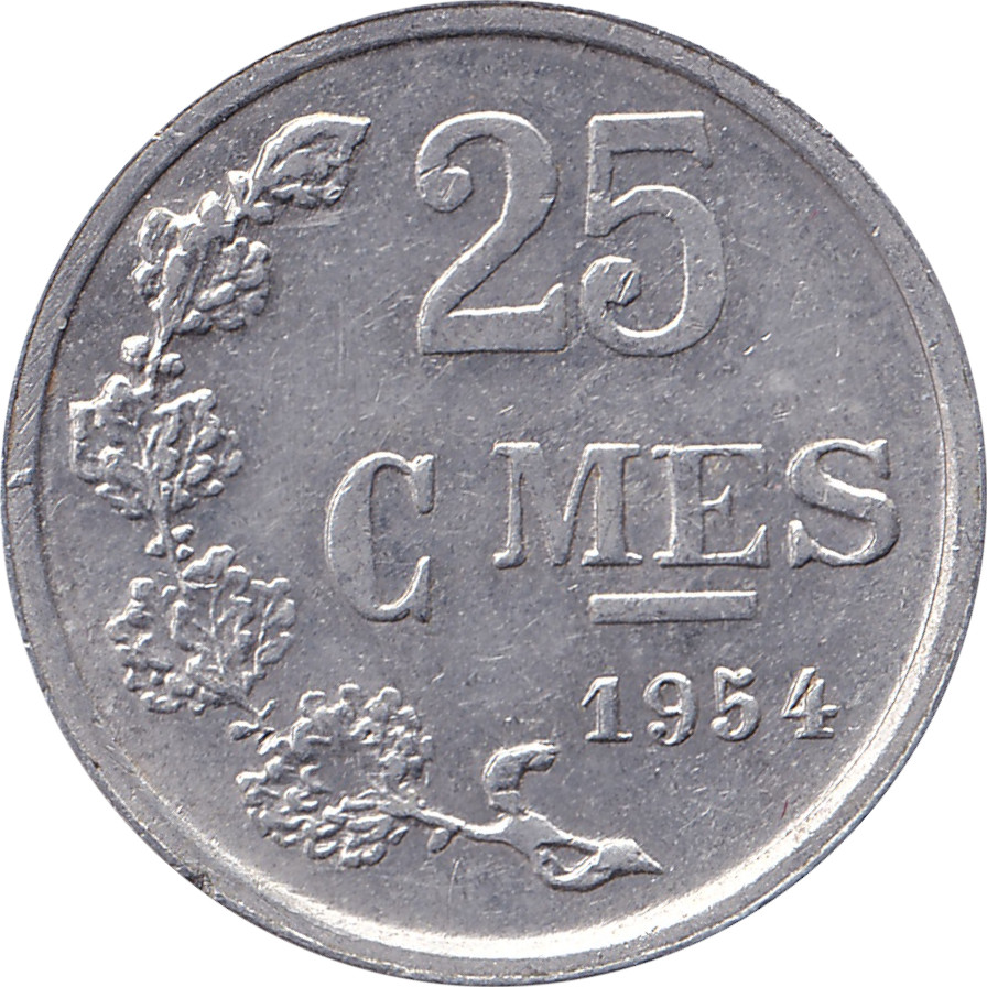 25 centimes - Charlotte - Smallest - Aluminium