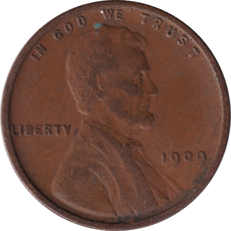 1 cent - Lincoln - Ears - Bronze