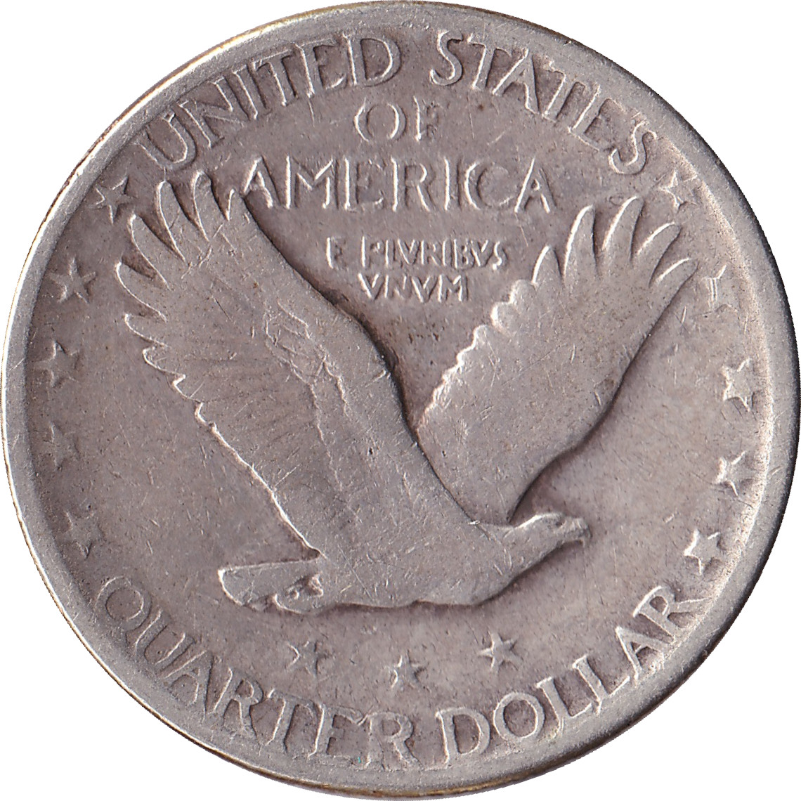 1/4 dollar argent - Liberté debout