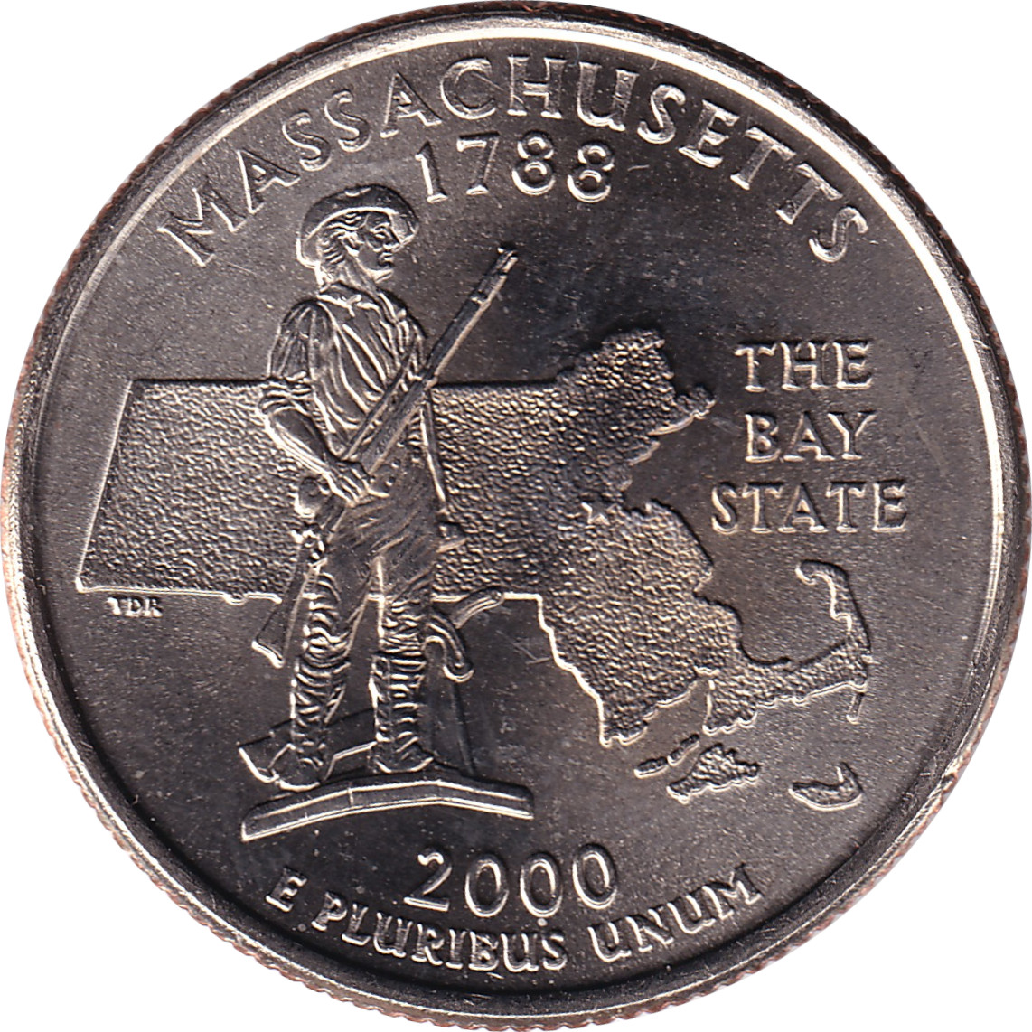 1/4 dollar - Massachussetts