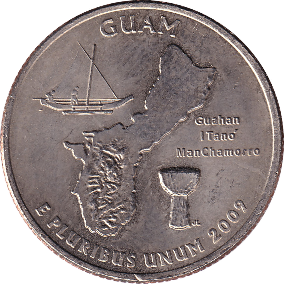 1/4 dollar - Guam