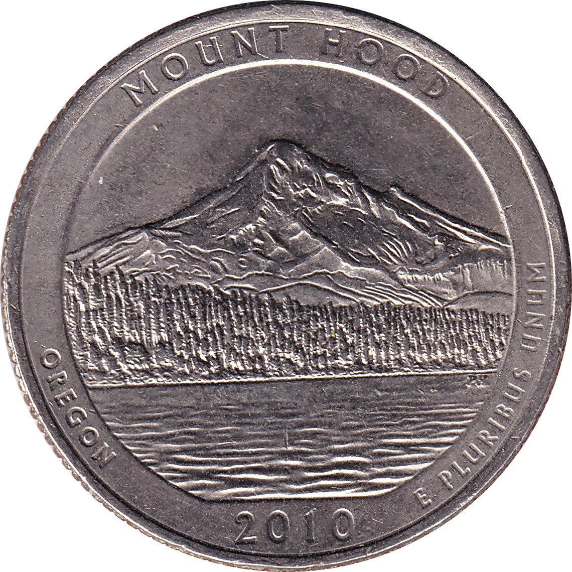 1/4 dollar - Oregon - Mount Hood