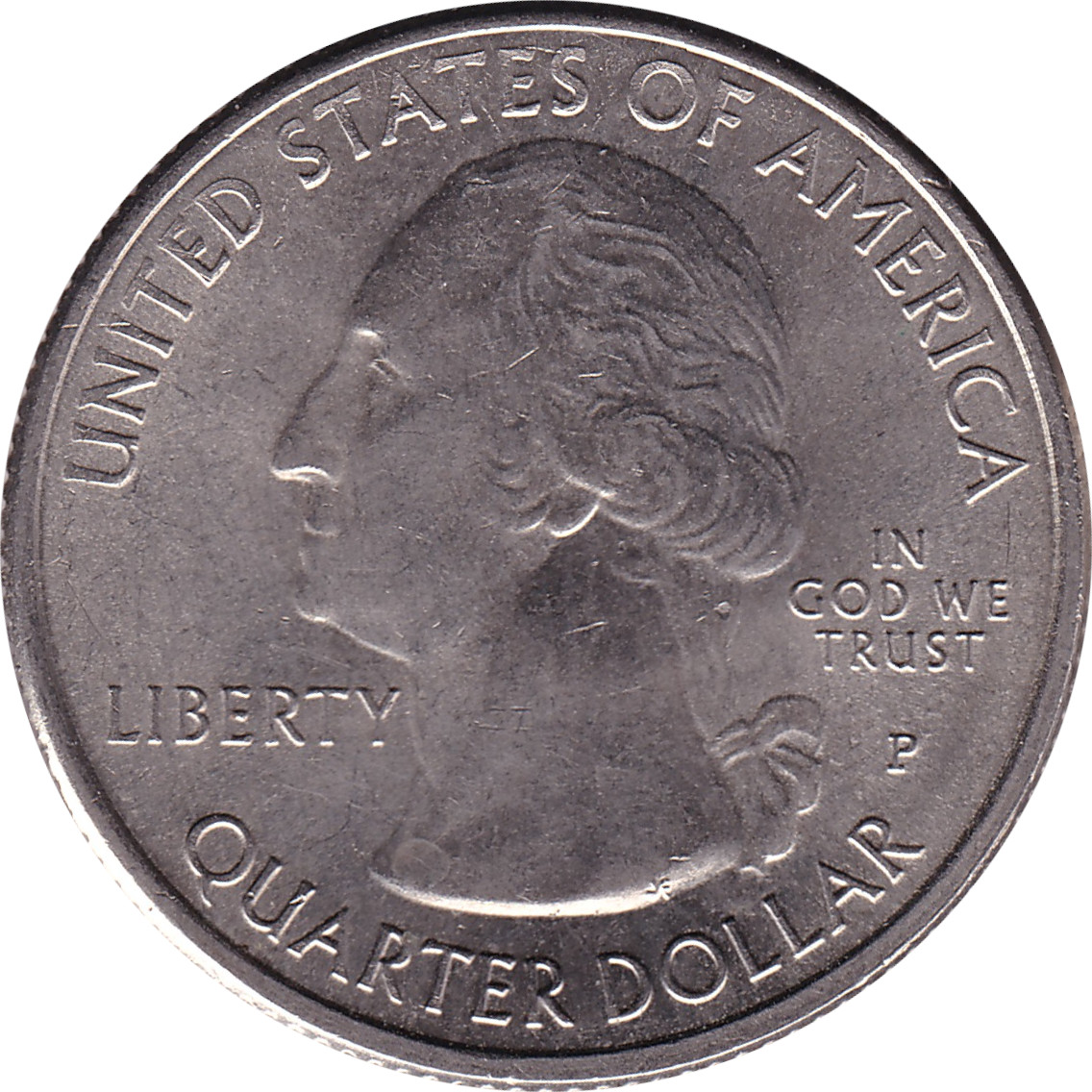 1/4 dollar - Indiana - George Rogers Clark