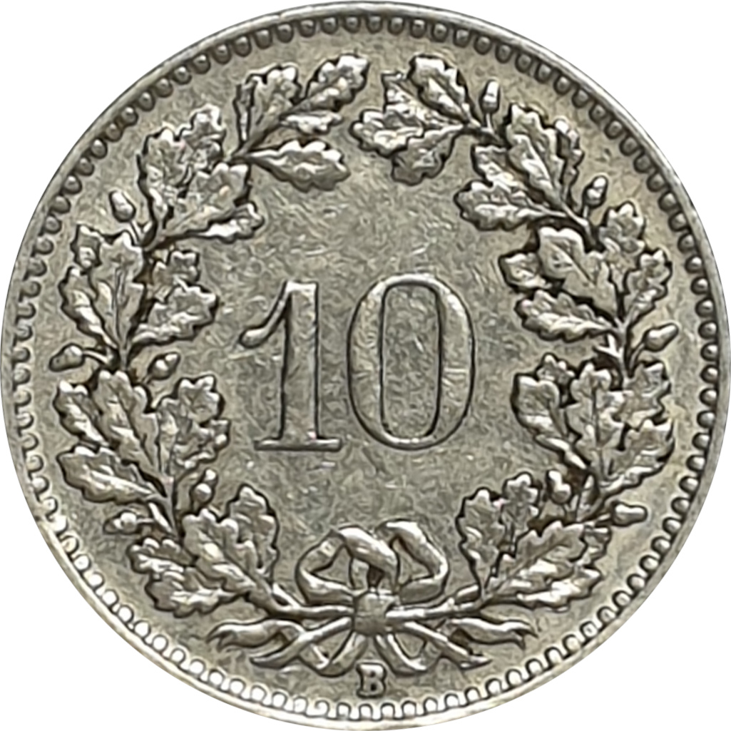 10 rappen - Liberté - Nickel