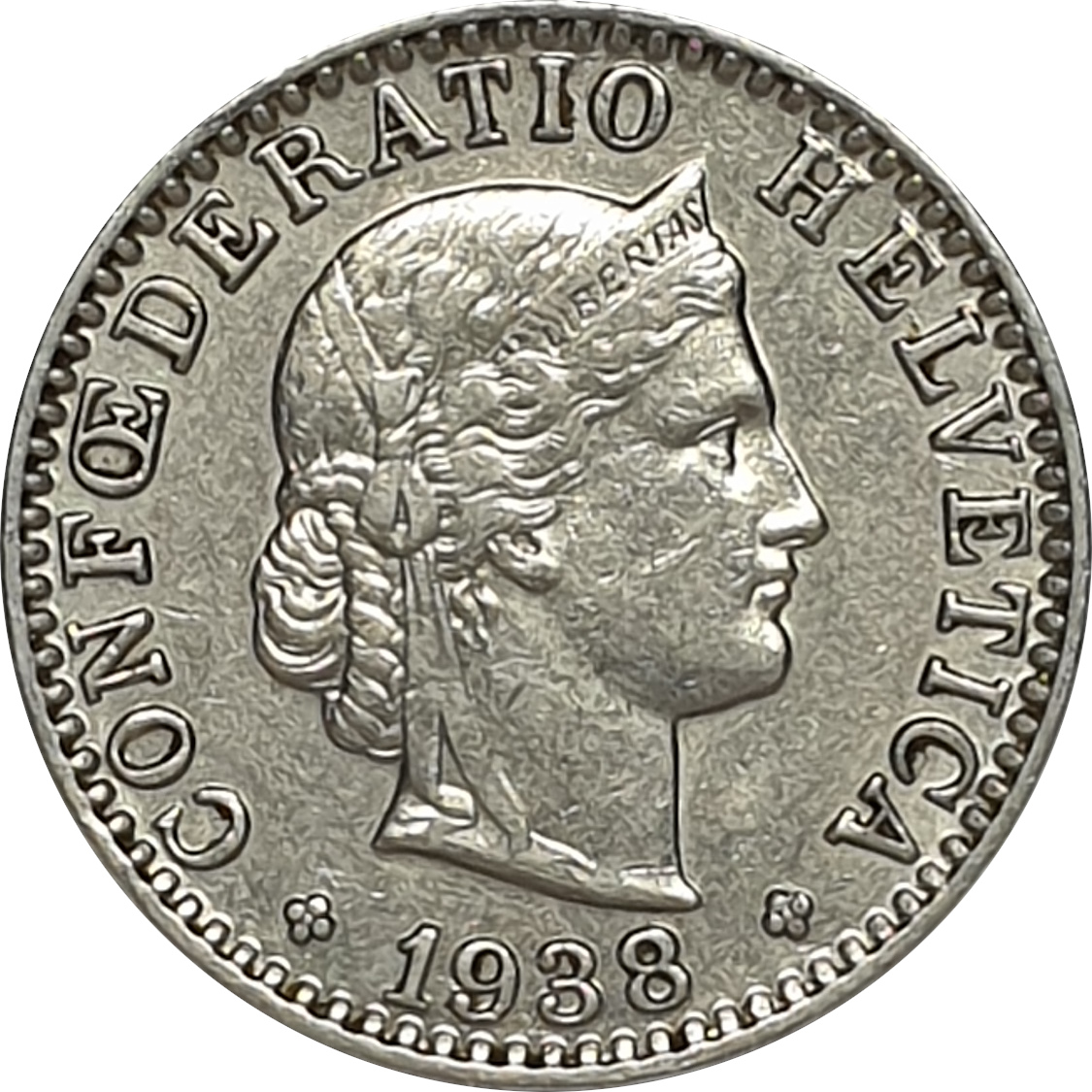 20 rappen - Liberté - Nickel