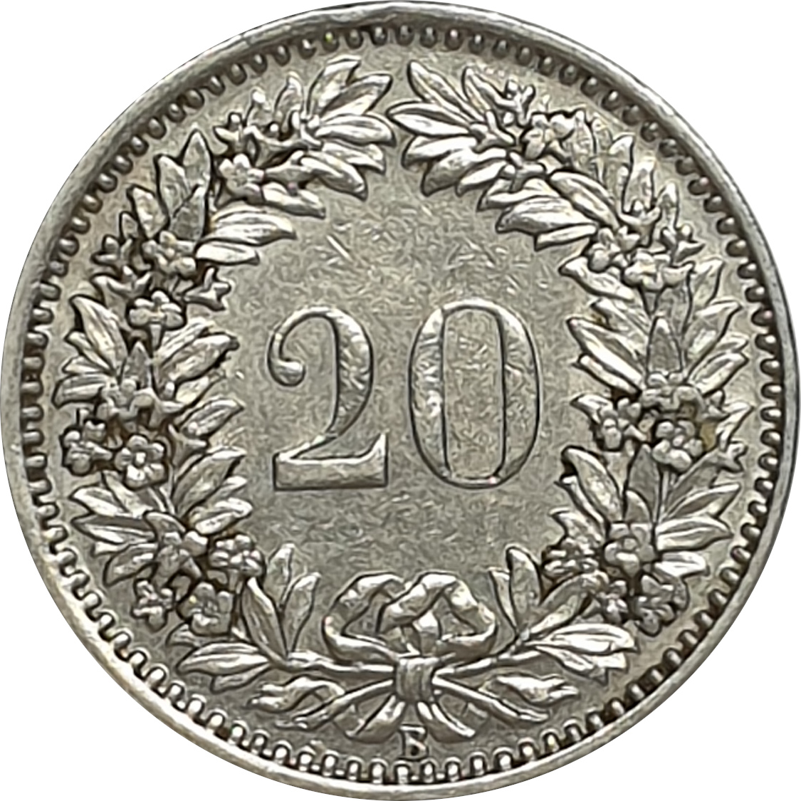 20 rappen - Liberté - Nickel