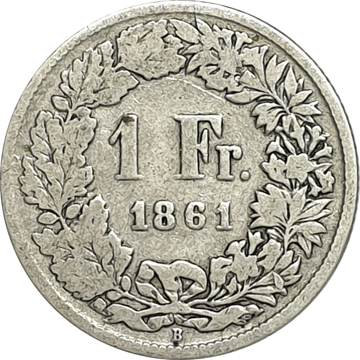 1 franc argent - Helvetia assise