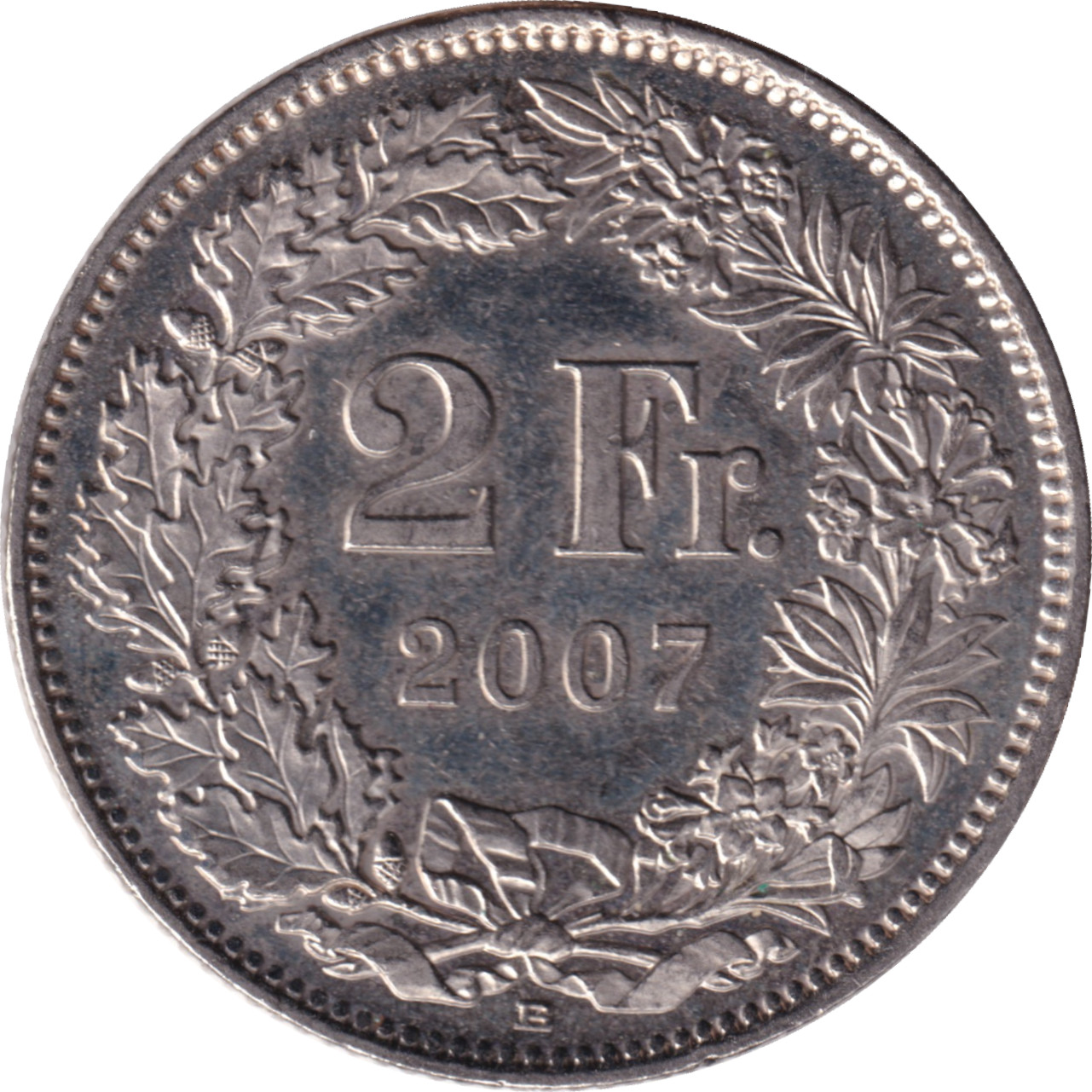 2 francs - Standing Helvetia - Cupronickel