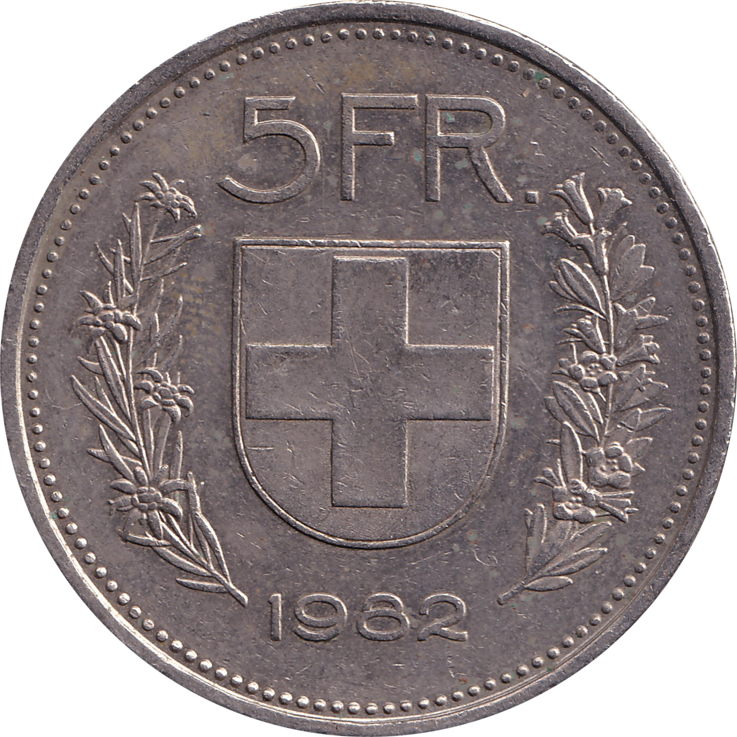 5 francs - Berger - Petit module - Argent