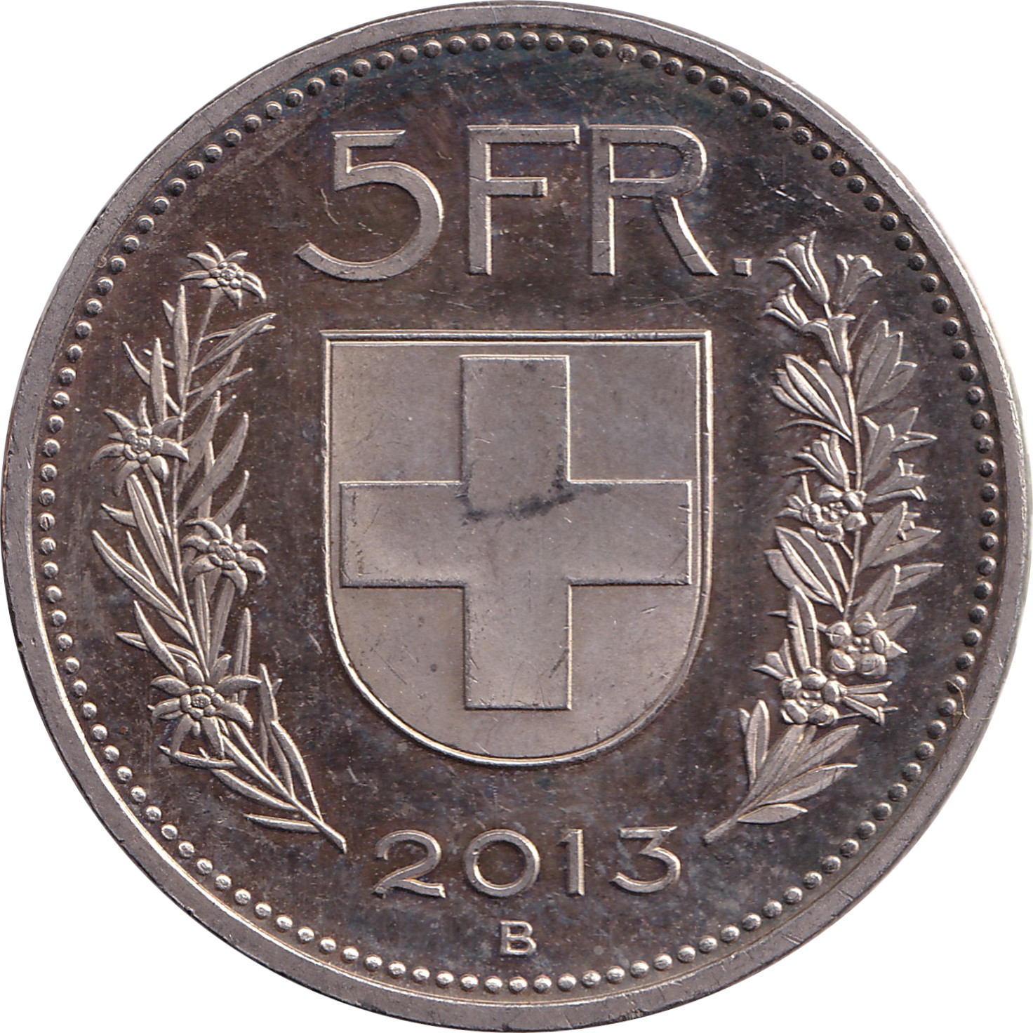 5 francs - Berger - Petit module - Argent