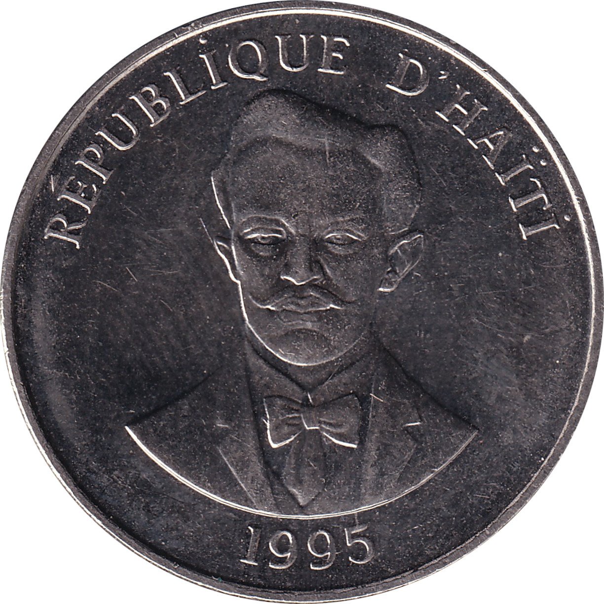 20 centimes - Charlemagne Peralte - Nickel plate