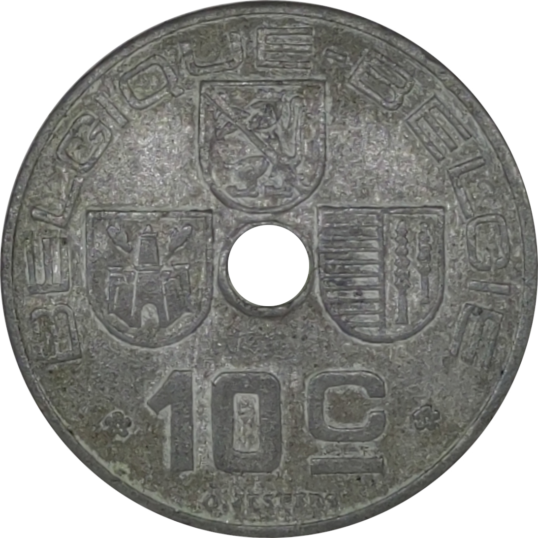 10 centimes - Leopold III - Zinc