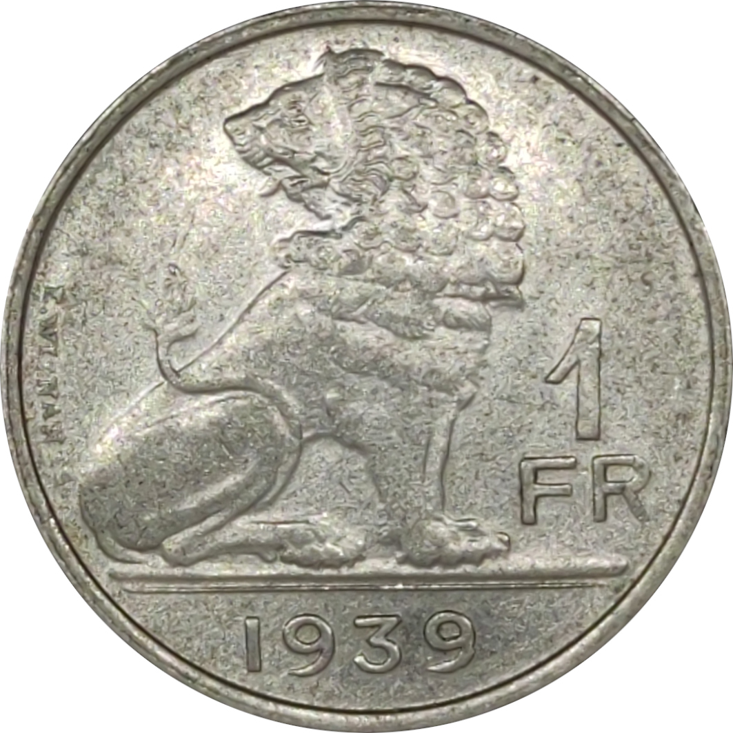 1 franc - Leopold III - Wynants