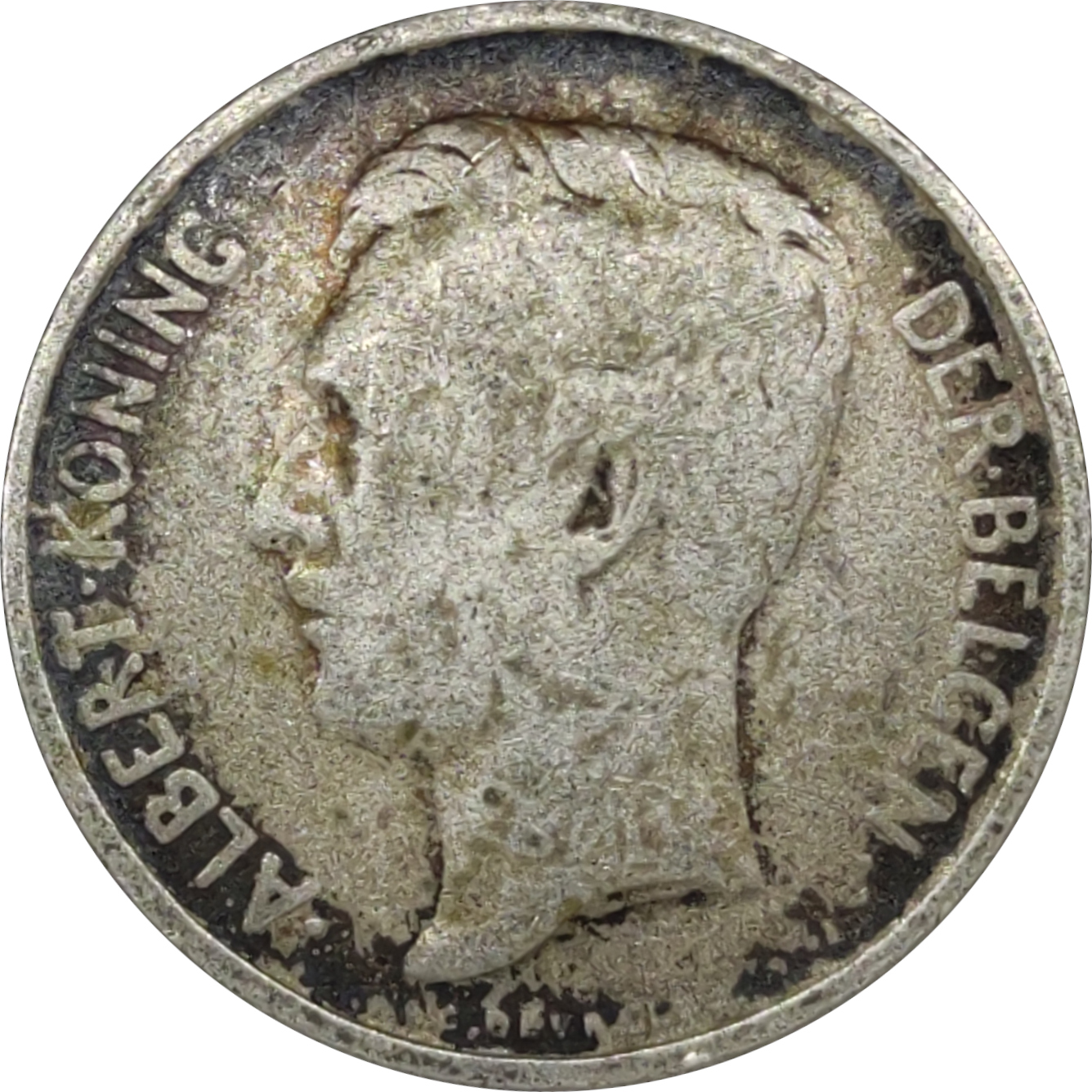 2 francs silver - Albert