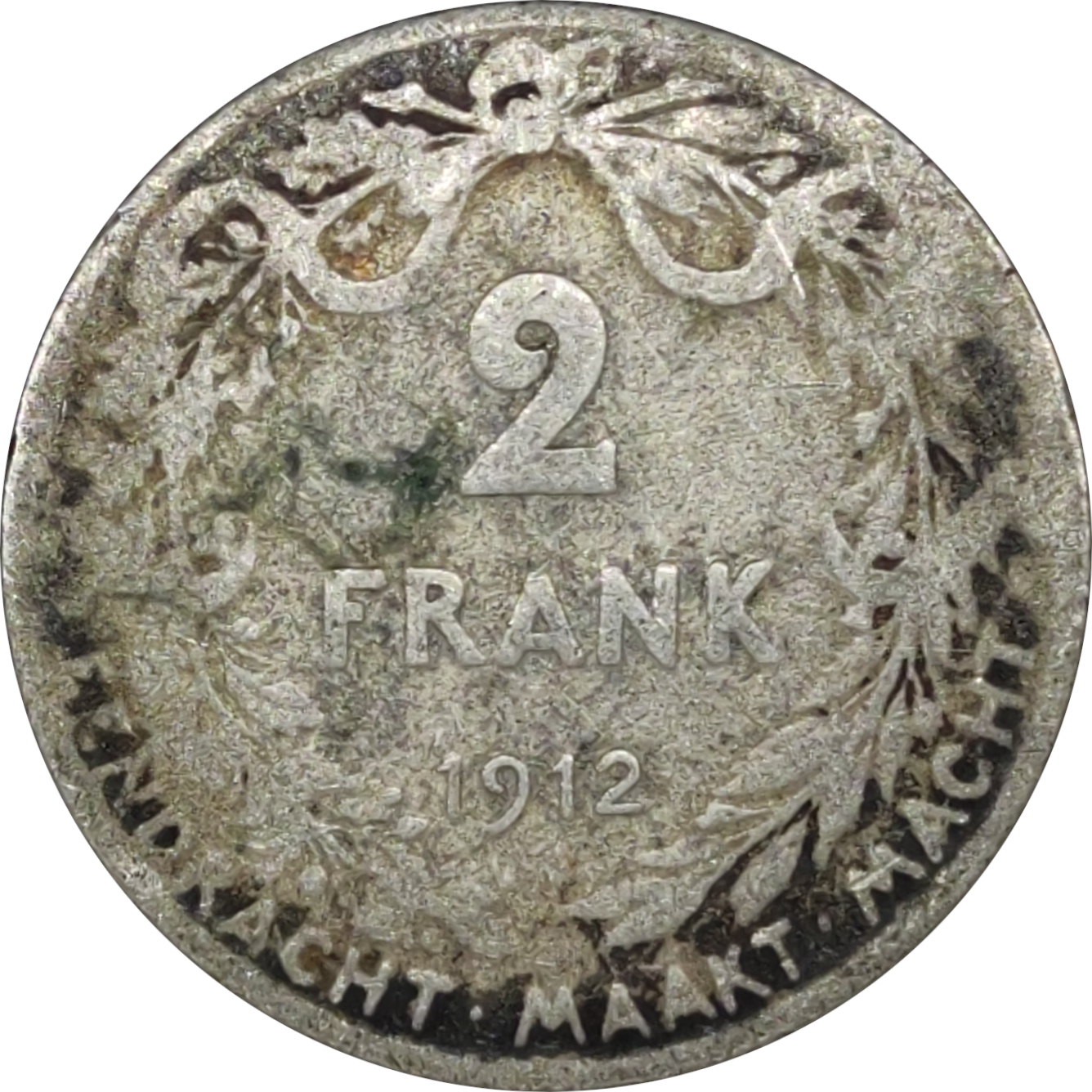 2 francs silver - Albert