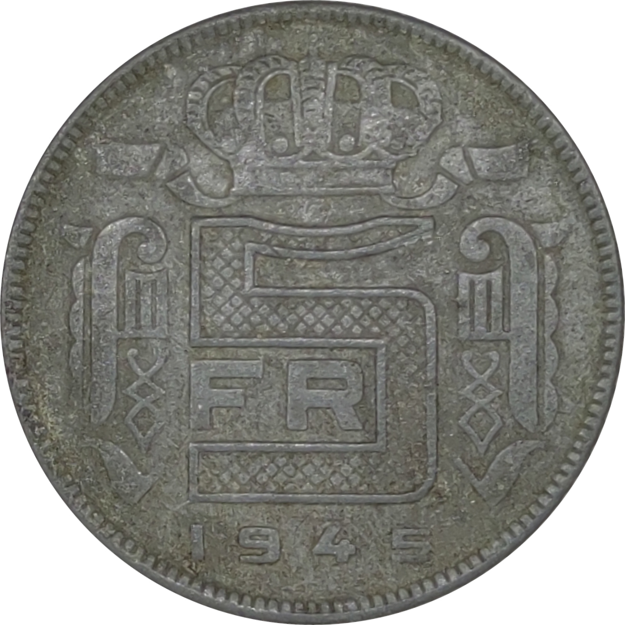 5 francs - Léopold III - Rau