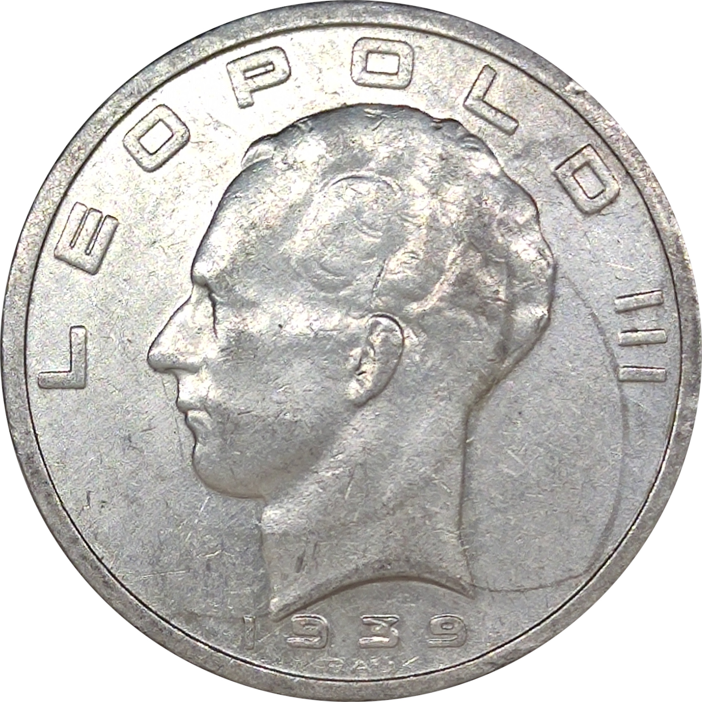 50 francs argent - Léopold III