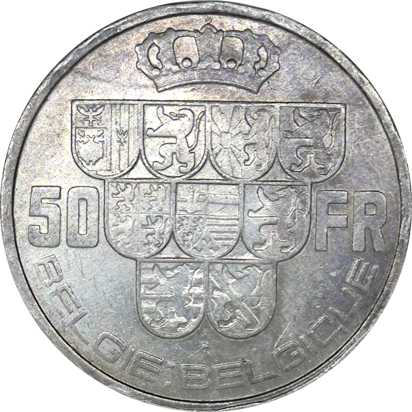 50 francs argent - Léopold III