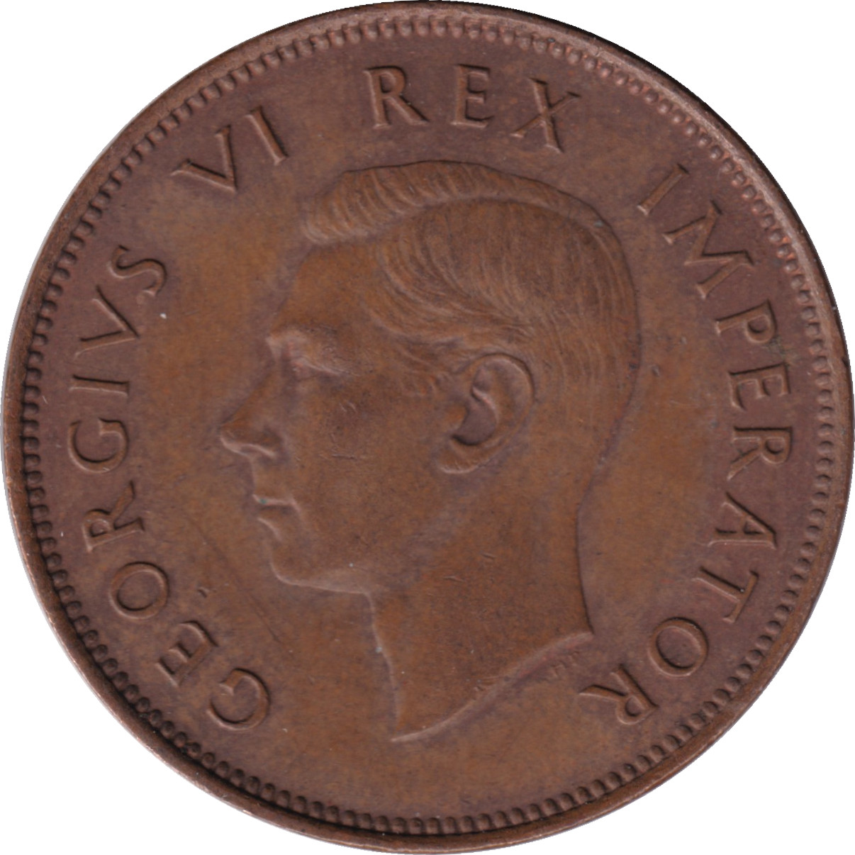 1/2 penny - George VI - Emperor