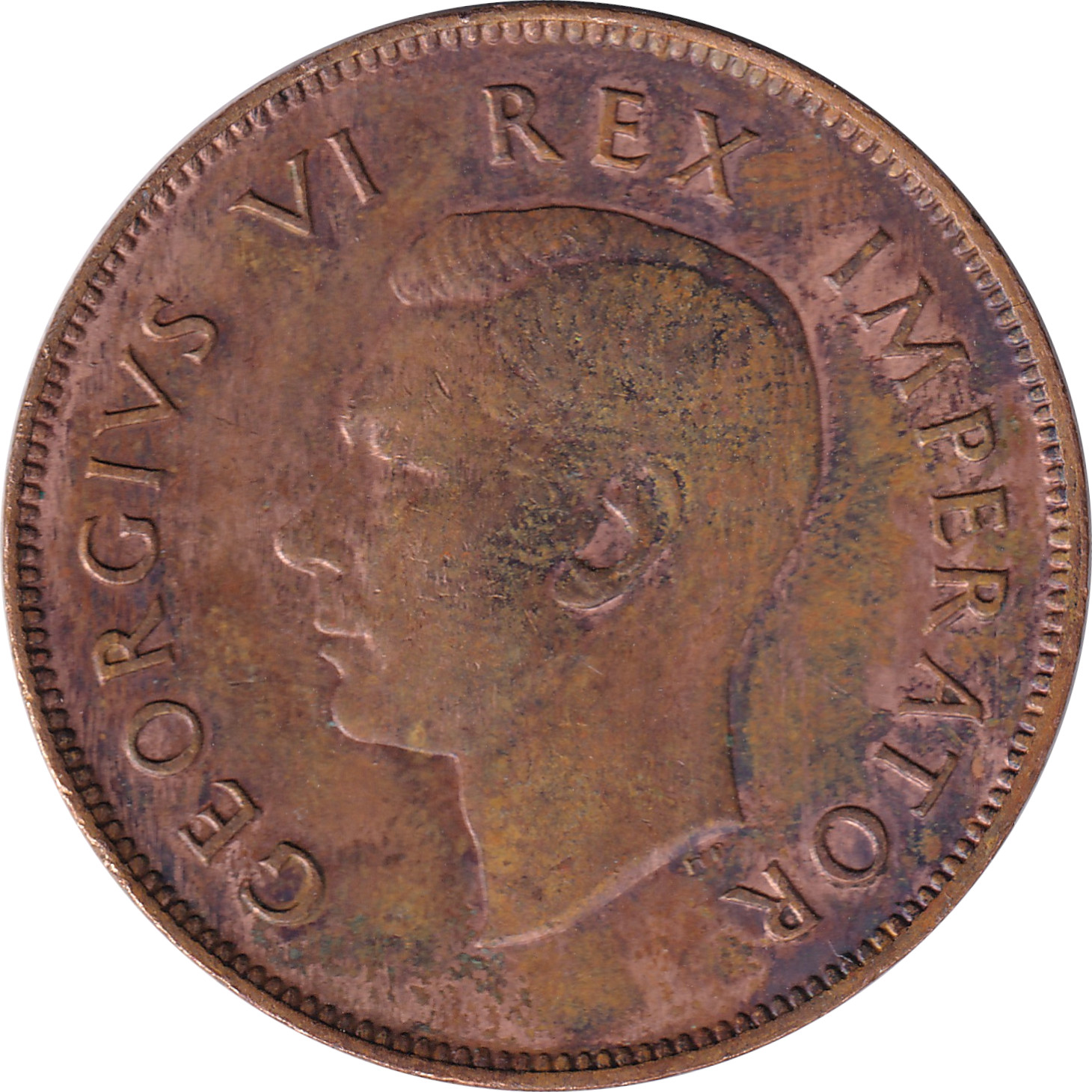 1 penny - George VI - Emperor