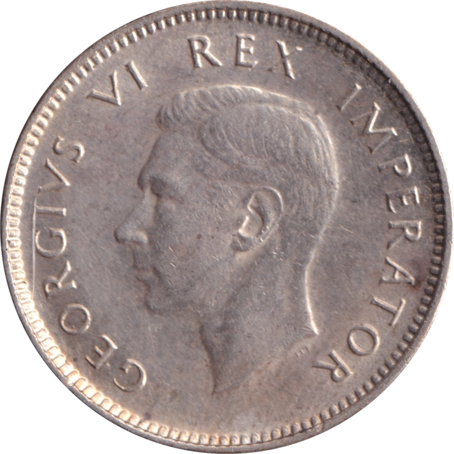 6 pence silver - George VI - Emperor