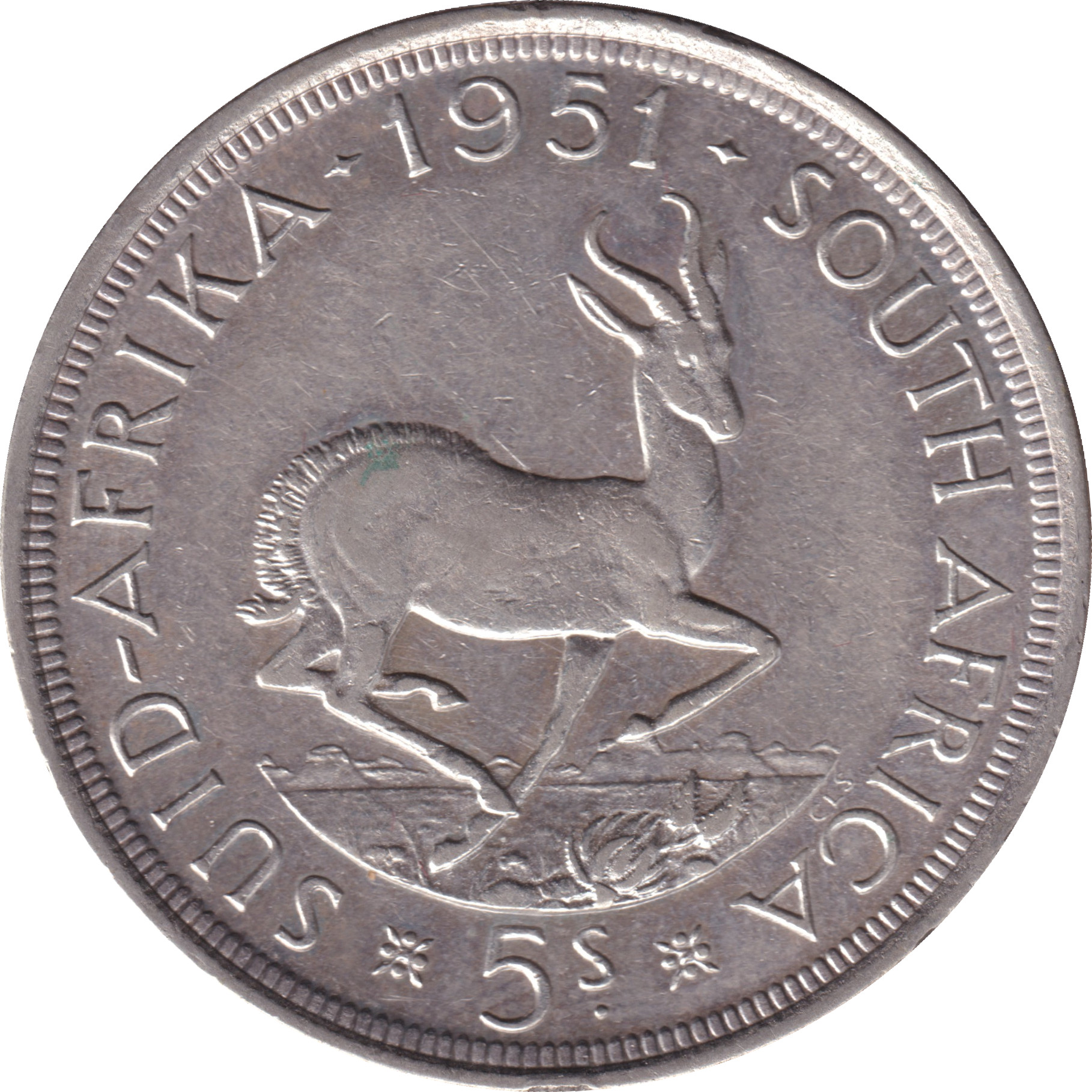 5 shillings silver - George VI - King