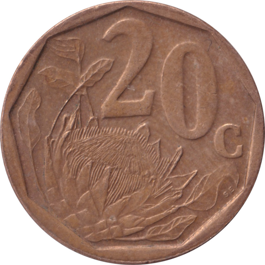 20 cents - Armoiries modifiées