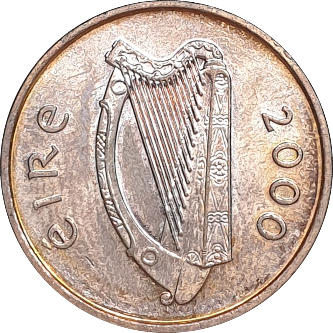 2 pence - EIRE - Acier cuivré