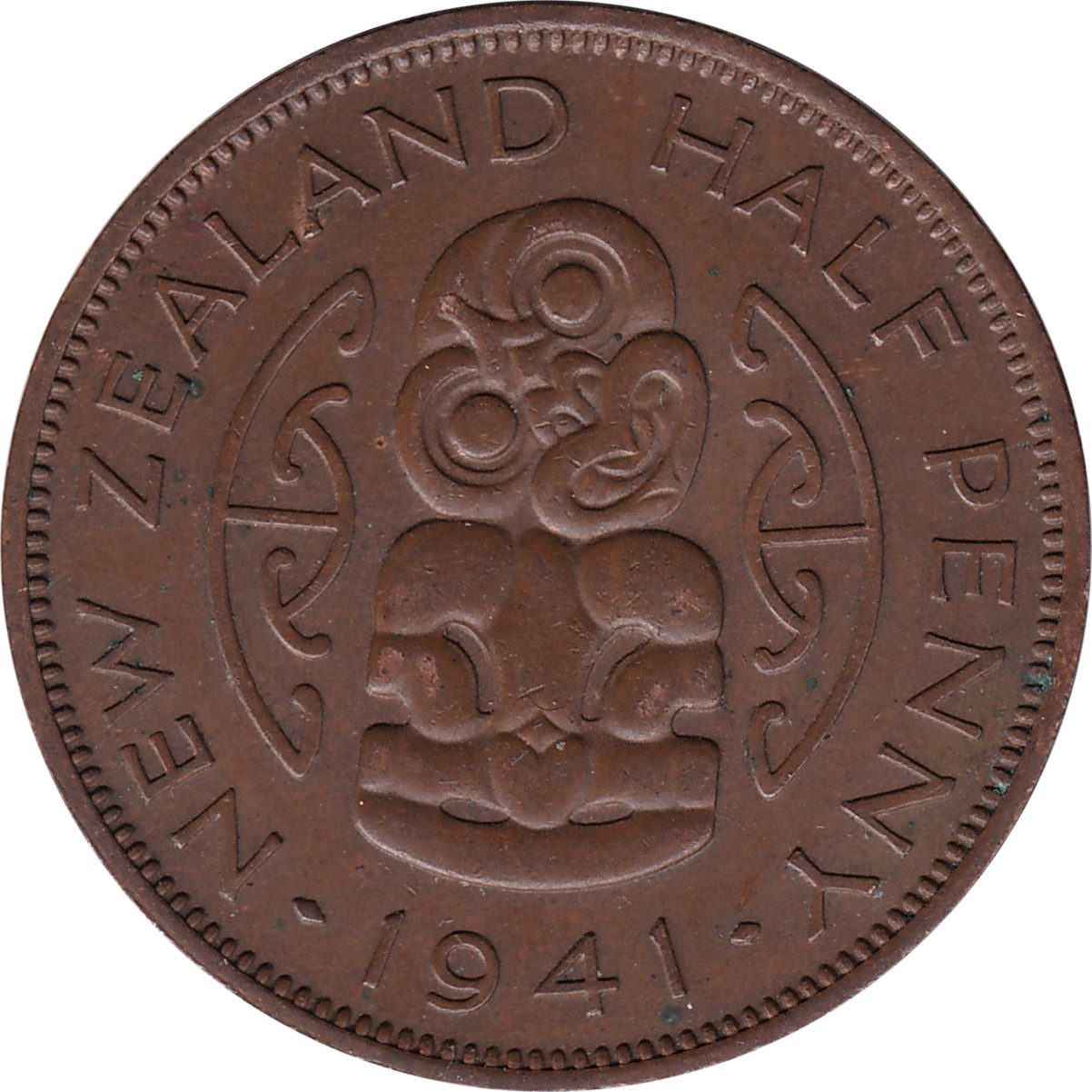 1/2 penny - George VI - Emperor