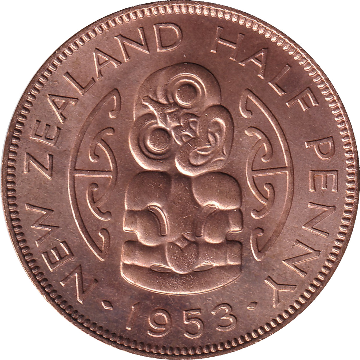 1/2 penny - Elizabeth II