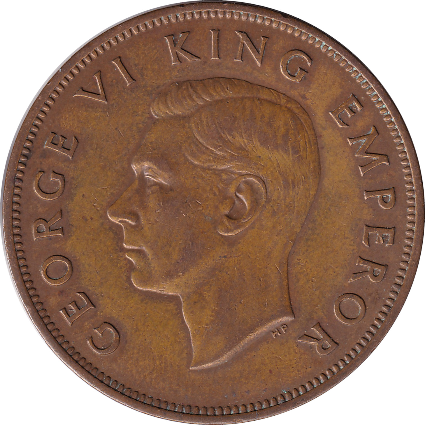 1 penny - George VI - Emperor