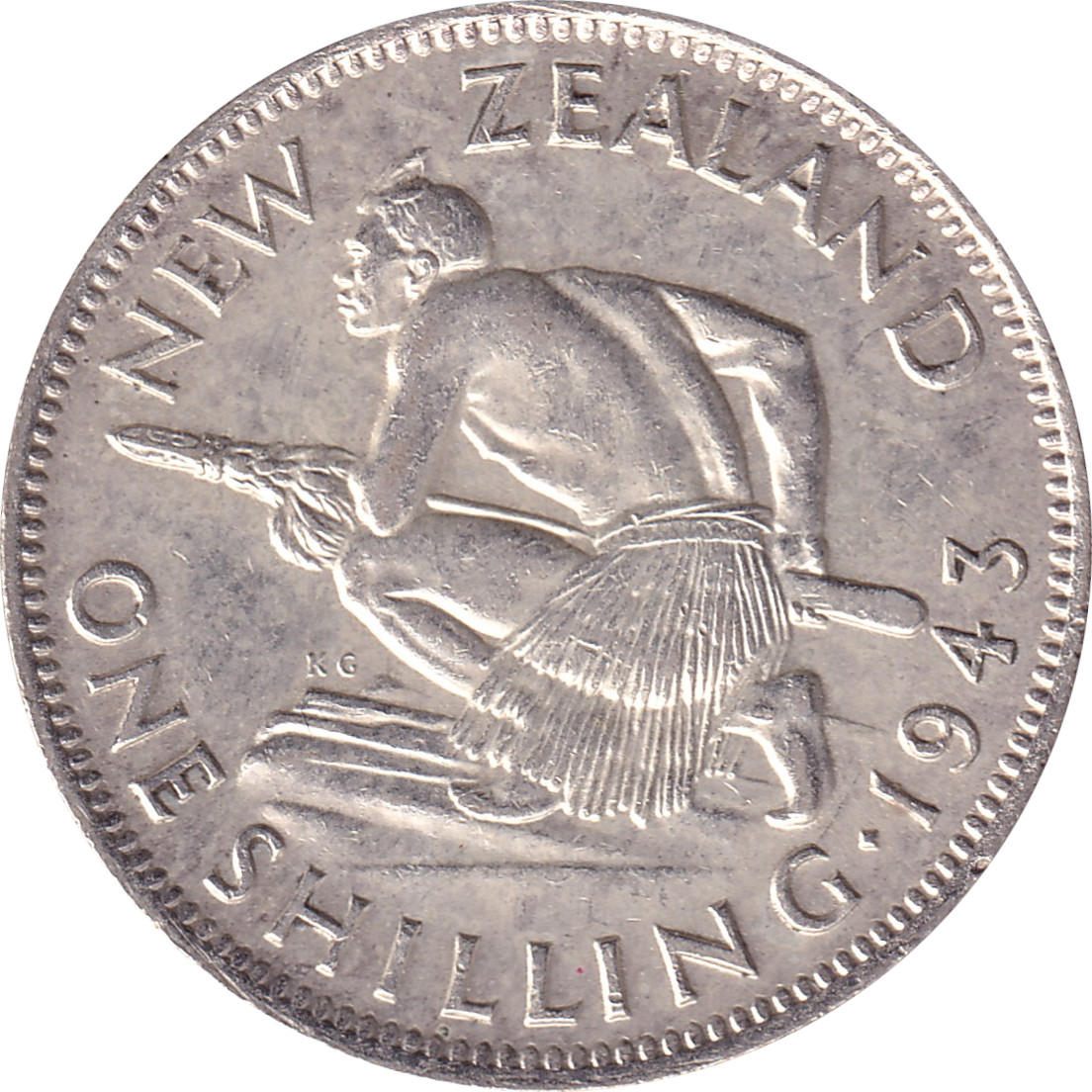 1 shilling argent - Georges VI