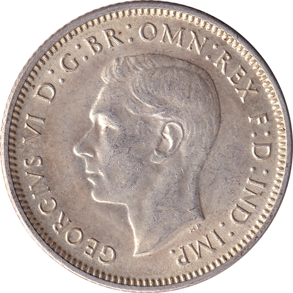 1 shilling silver - George VI - Emperor