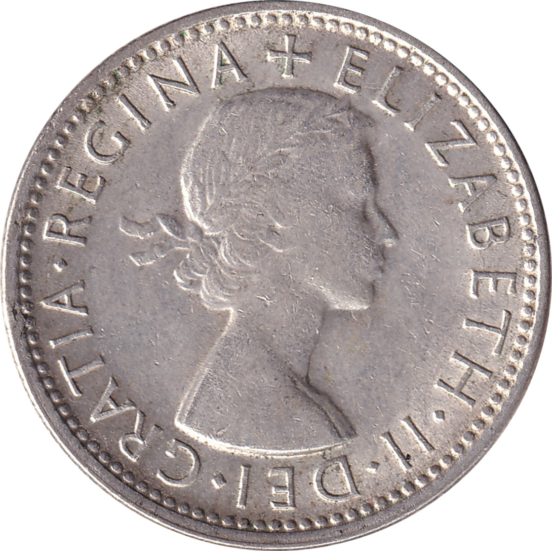 1 shilling silver - Elizabeth II