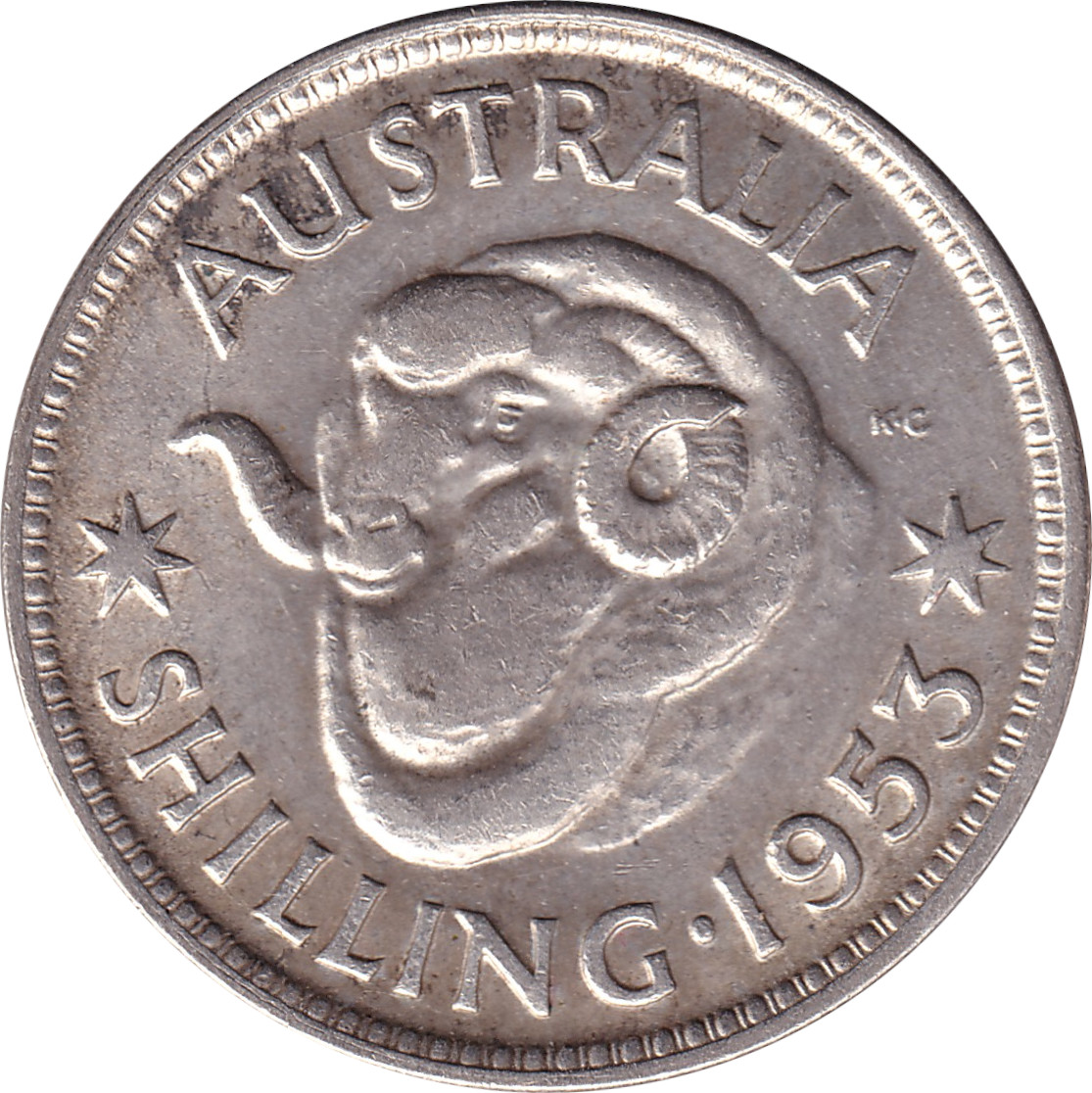 1 shilling silver - Elizabeth II