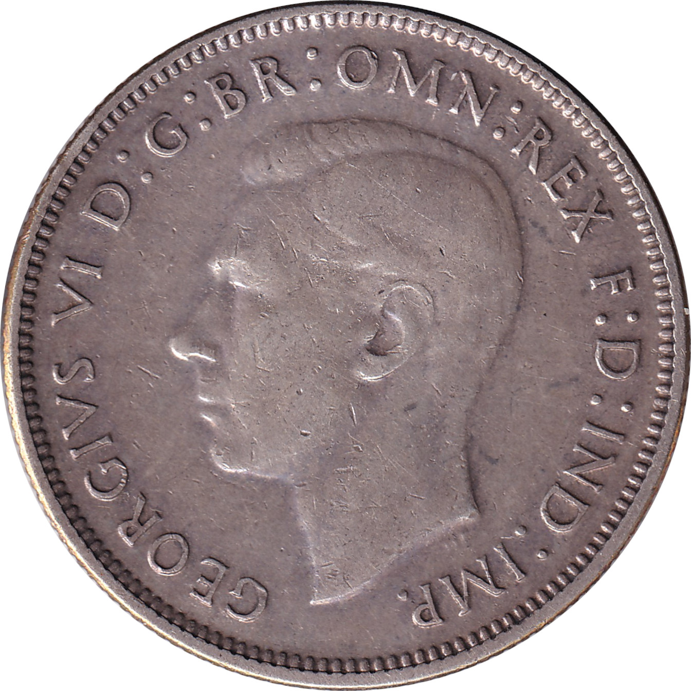 1 florin argent - Georges VI - Empereur