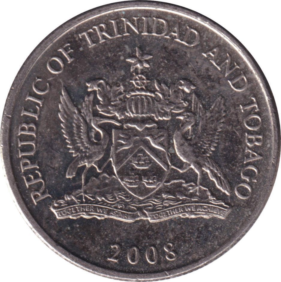 25 cents - Republic of Trinidad and Tobago - Small Arms