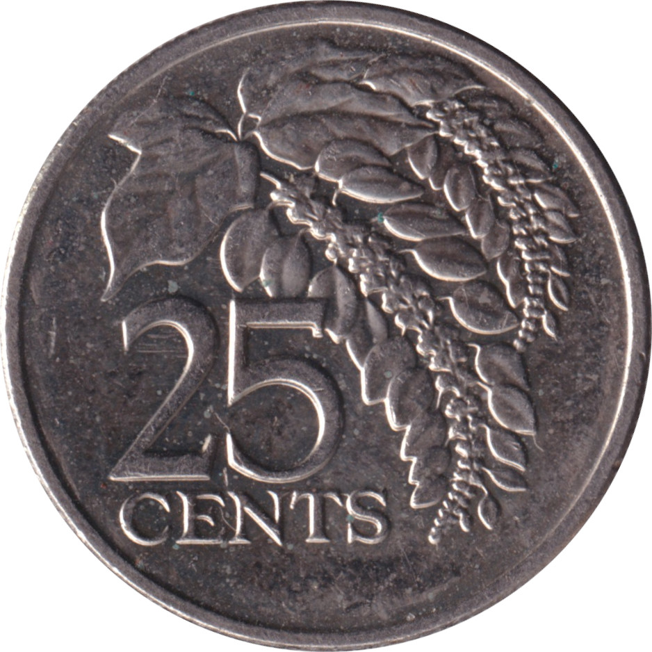 25 cents - Republic of Trinidad and Tobago - Small Arms