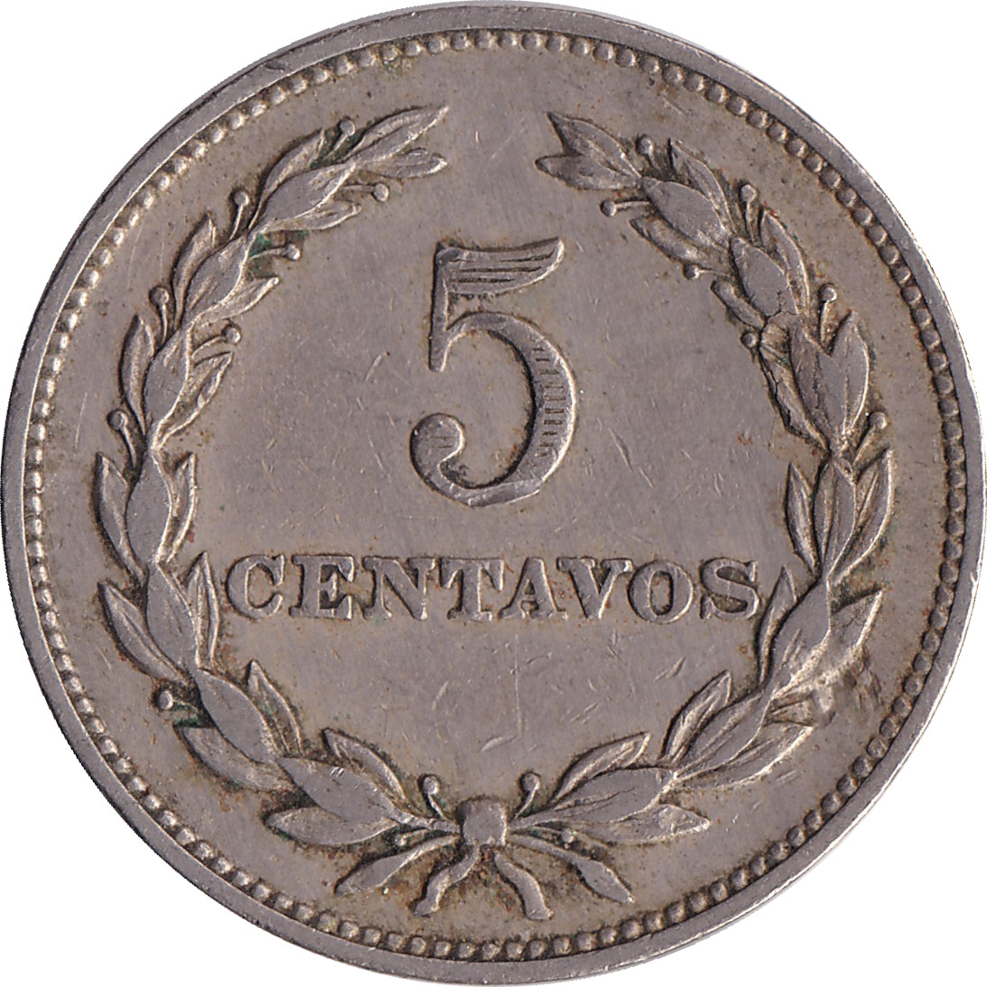 5 centavos - Francisco Morazan - De el - Cupronickel