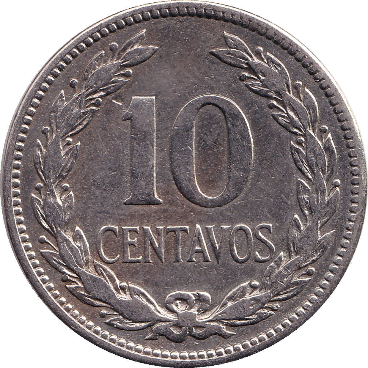 10 centavos - Francisco Morazan - Cupronickel