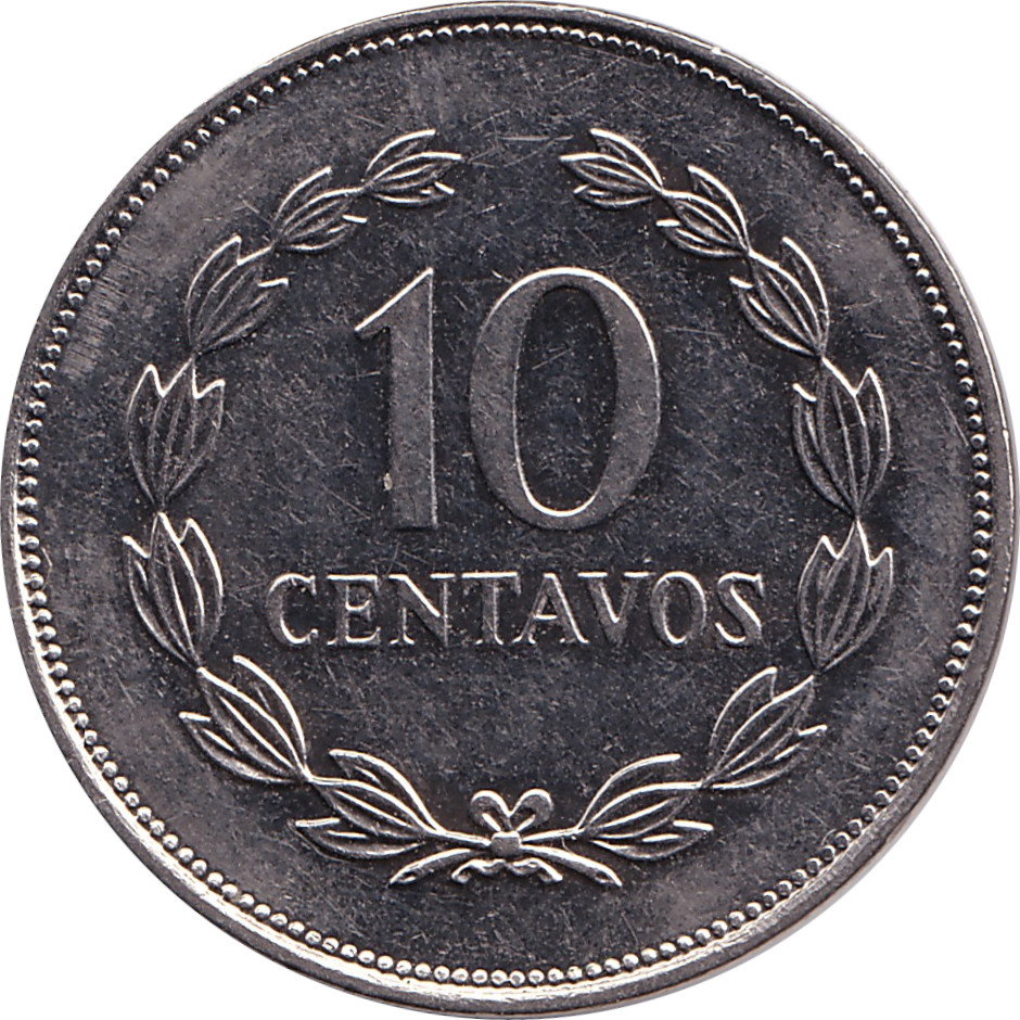 10 centavos - Francisco Morazan - Acier nickelé