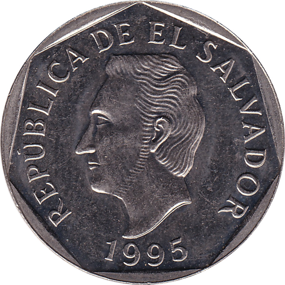 10 centavos - Francisco Morazan - Type réduit - Acier cupronickelé