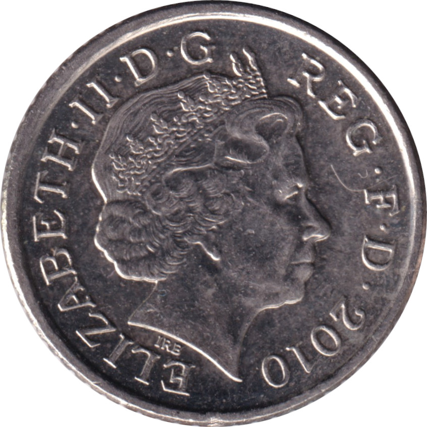 5 pence - Elizabeth II - Old Head - Shield - Cupronickel