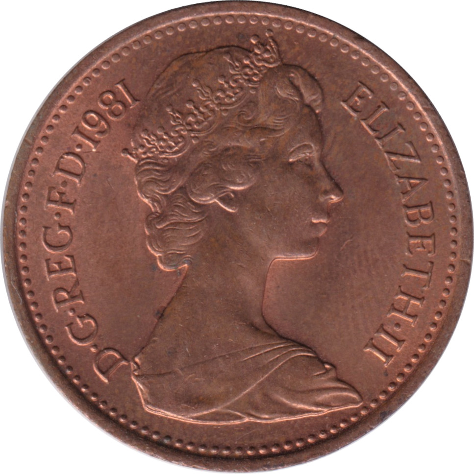 1 penny - Elizabeth II - Young bust - New penny