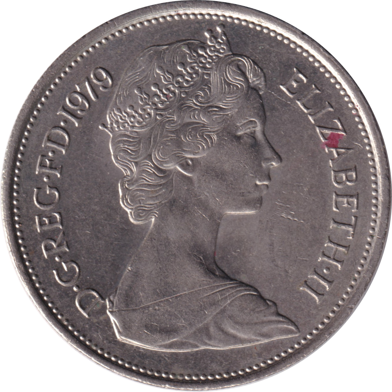 10 pence - Elizabeth II - Buste jeune - New pence