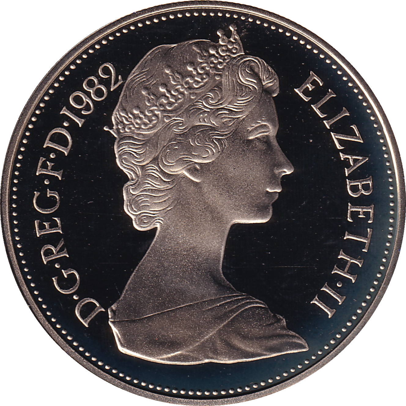 10 pence - Elizabeth II - Young bust - Ten pence