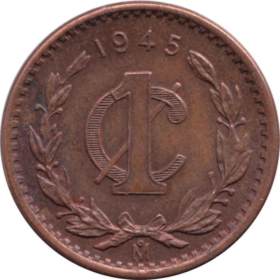 1 centavo - Aigle de face - Largest