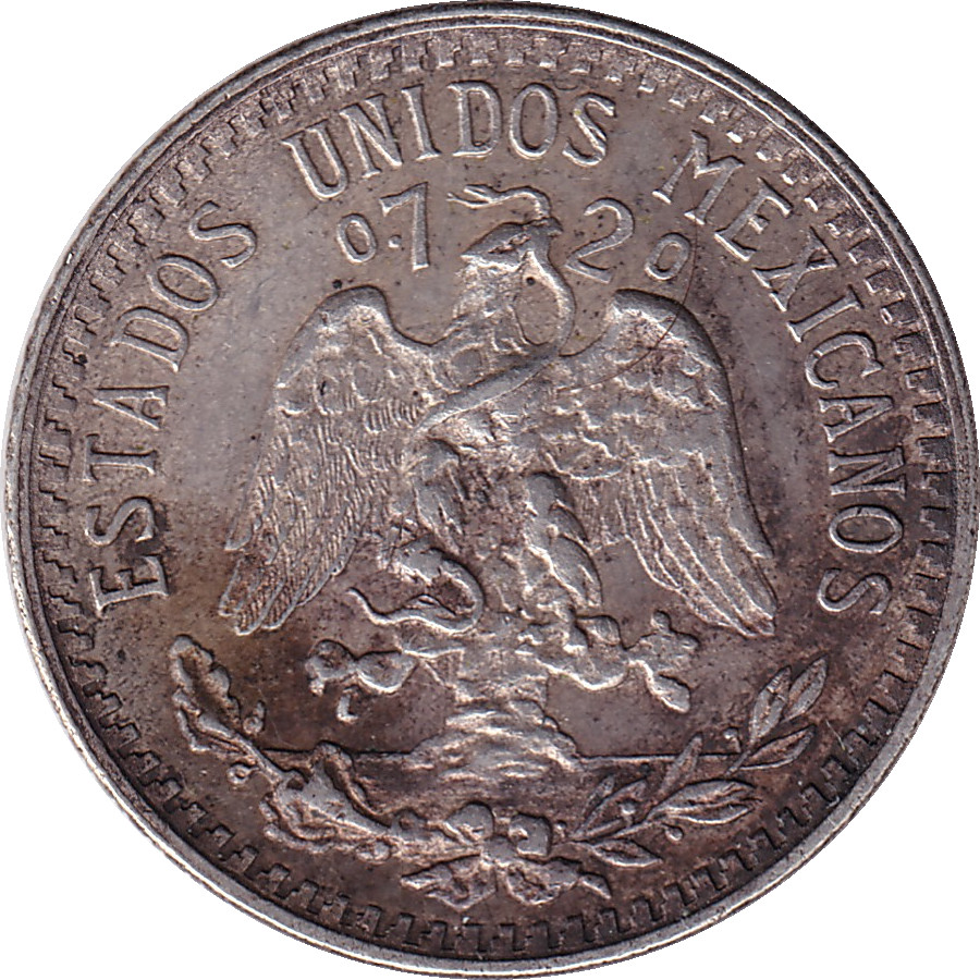 20 centavos silver - Aigle de face - Smallest - Silver