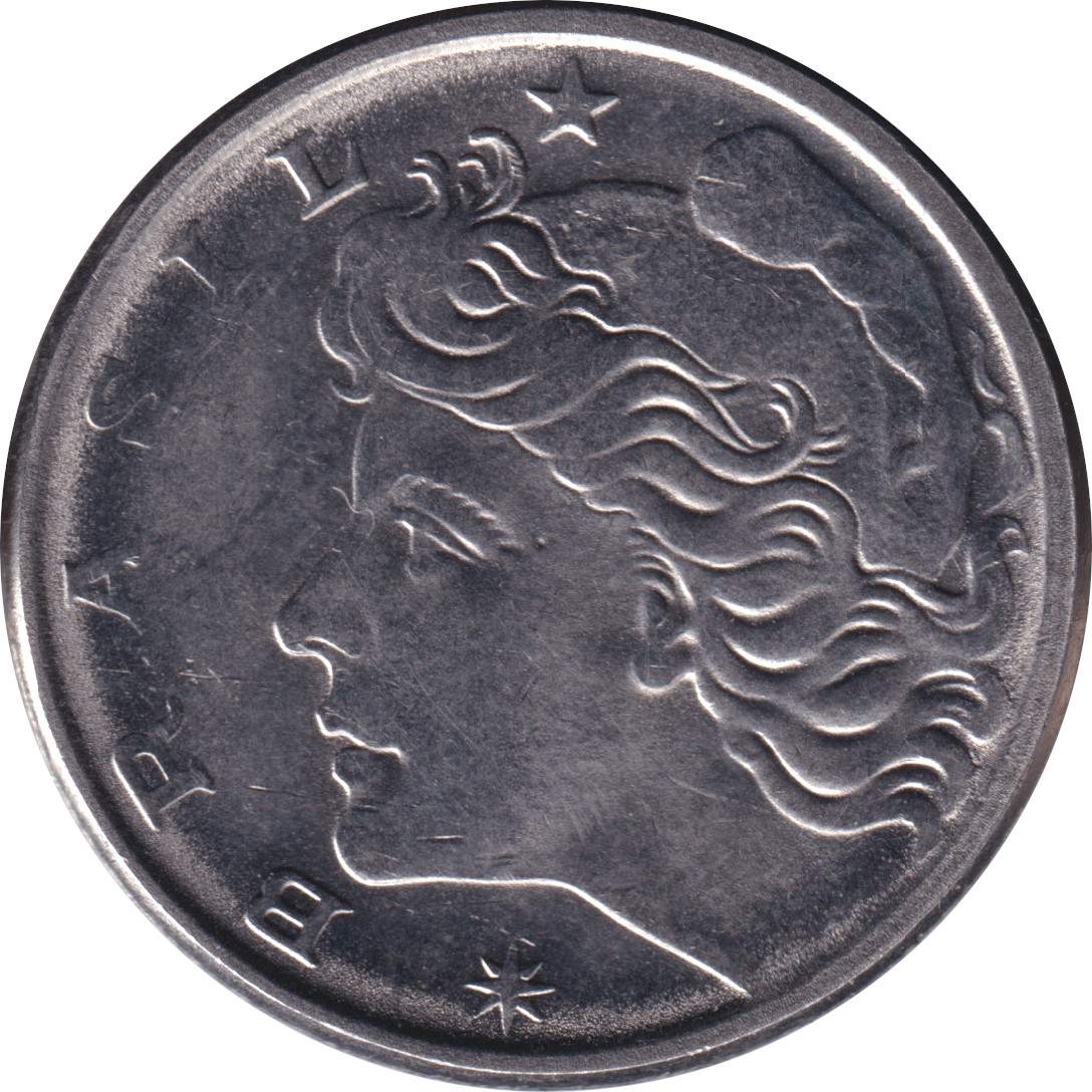 10 centavos - Tête de la Liberté - Acier inoxydable