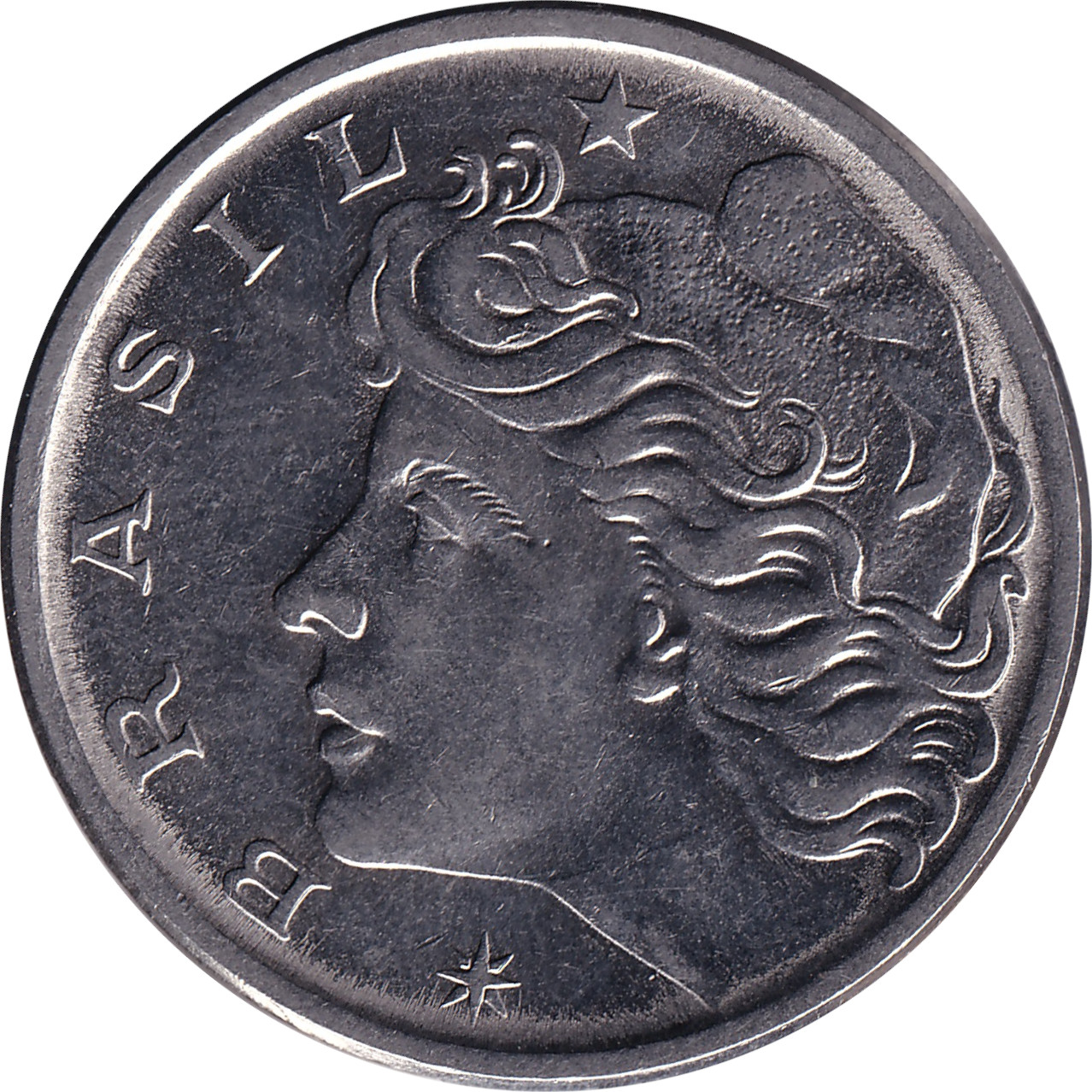 50 centavos - Tête de la Liberté - Acier inoxydable